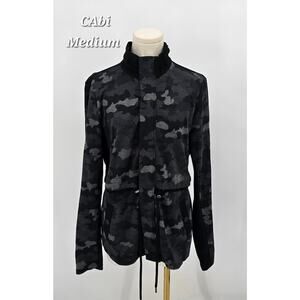 Cabi Black Camo Print Jacket – Style 3911 – Size M